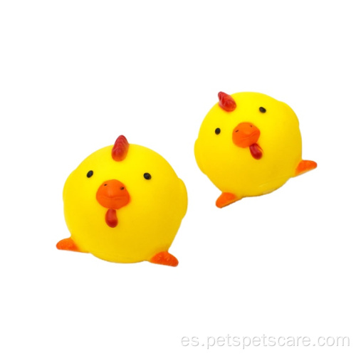 juguetes masticables para perros pato amarillo seguros y no tóxicos
